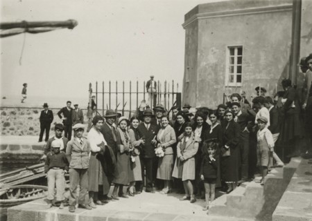 At a pier. 1924
