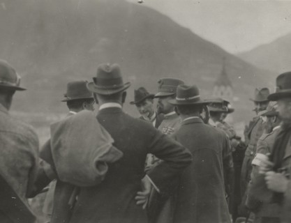Touring Club  Members  during the 1920 excursion to Venezia Giulia. 1920