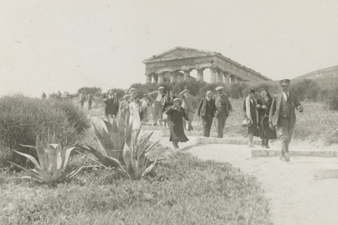 The Temple of Concord in Agrigento. 1924