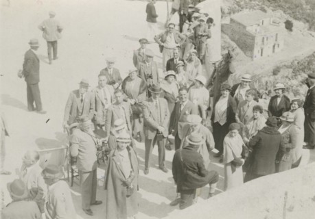 Visit to Taormina Castle. 1924