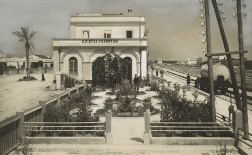 The station of S. Pietro Vernotico. 1926
