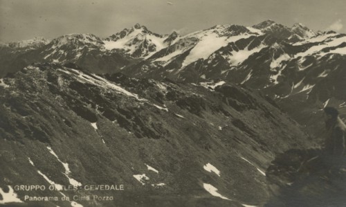 Ortles-Cevedale Group: View from Cima Pozzo. ca. 1930
