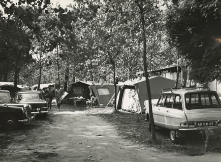 Marina di Ravenna International Camping Park: The area reserved for tents. 1952-1956