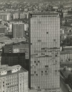 The Galfa Tower in Milan. 1962