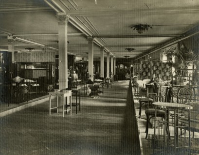 Sales departments of the La Rinascente department store in Milan