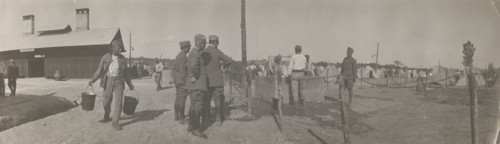 Austrian prisoner-of-war concentration camp in Manzano.