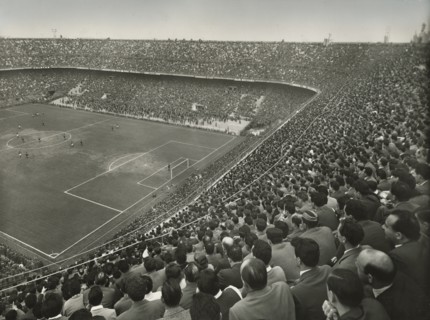 View of the San Siro stadium during an Inter-Milan derby.