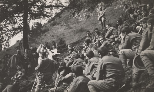 Placed under the slopes of Col di Lana