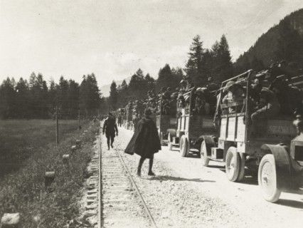 The Touring Caravan departs for Cortina.