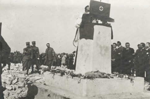 The religious function on San Michele.