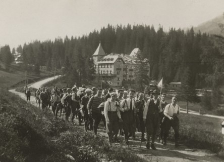 Hikers on the move.