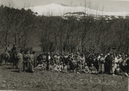 The group on the slopes of Etna.