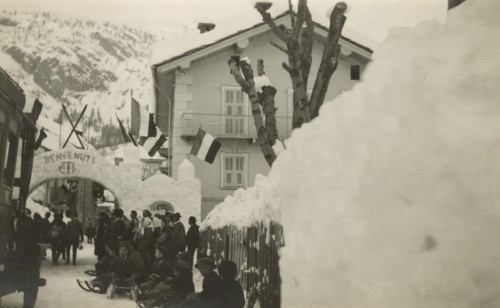 Ski event in Courmayeur.