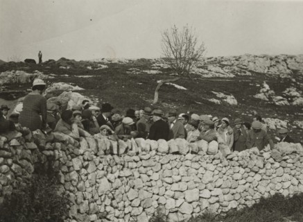 During a visit.