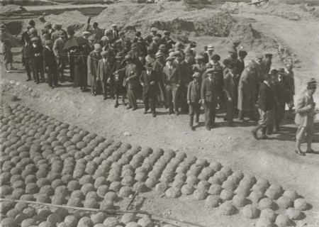 Visit to a sulfur mine. 
	
		1924
