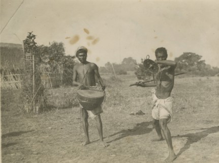 War dance of the Santalis in India. 
	
		1920-1940
