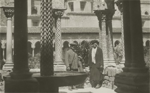 Cloister of the Cathedral of Monreale. 
	
		1924