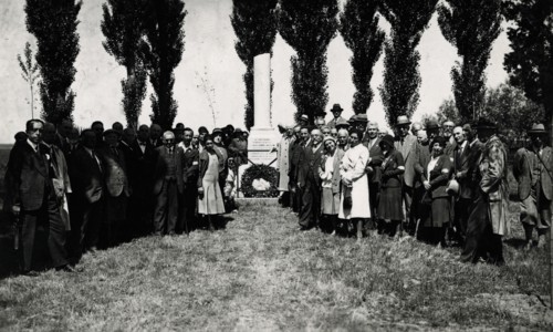 Anita Garibaldi's cenotaph at Casa Guiccioli. 
	
		1931