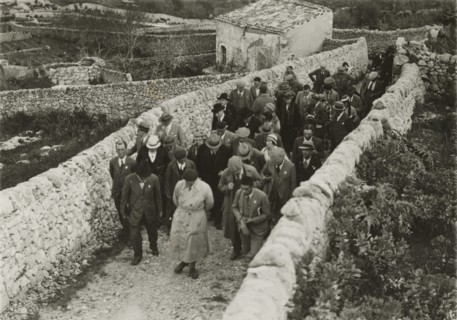 Members of the Touring Club Italiano  on the move. 
	
		1924