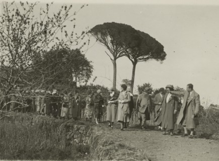 Walk in the Mediterranean scrub. 1924