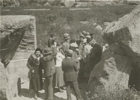 In the Valley of the Temples of Agrigento. 1924