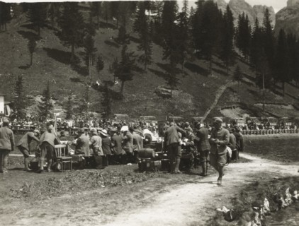 Caravan Lunch at Lake Prags. 1919