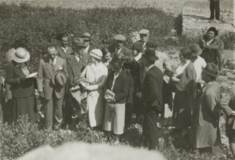 Visiting the Valley of the Temples in Agrigento. 1924