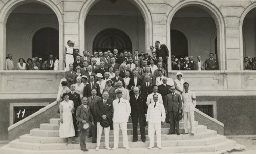 Touring Club Members  of the Italian Touring Club in Tripoli. 1931