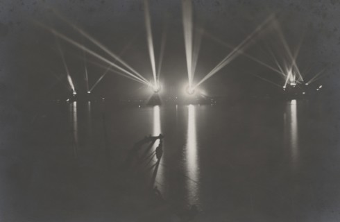 Night alarm at an Italian naval base in the Adriatic.