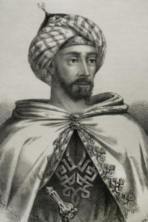 Abu Addallah Muhammad XII (1459-1533), known in Europe as Boabdil. Last Nasrid ruler of the Emirate
