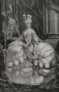 Marie Antoinette (1755-1793). Queen consort of France by her marriage to Louis XVI of France. She