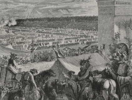 History of France. Fete de la Federation (Festival of the Federation). Commemoration of the first