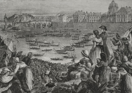 History of France. Fete de la Federation (Festival of the Federation). Commemoration of the first