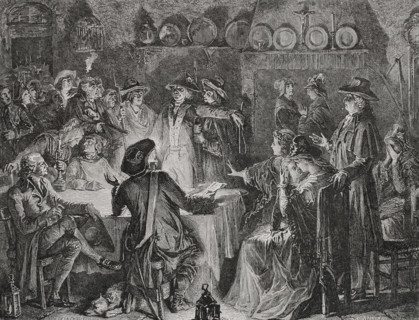 French Revolution. Flight to Varennes (20-21 June 1791). Arrest of King Louis XVI (1754-1793) and