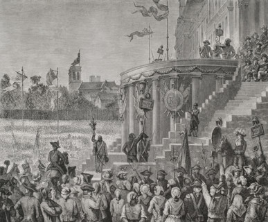 French Revolution. Festival of the Supreme Being on the Champ de Mars in Paris, on 20 of Prairial