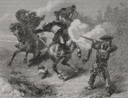 Henri de la Rochejaquelein (1772-1794). General of the Catholic and Royal Army of Vendee. Death of