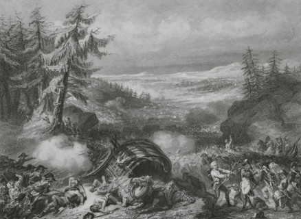 French Revolutionary Wars. Battle of Hohenlinden (3 December 1800). The French army, commanded by