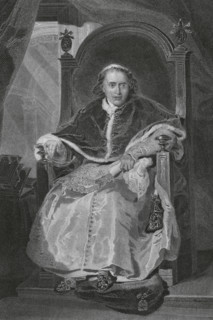 Pius VII (1742-1829). Italian Pope (1800-1823), born Barnaba (Gregorio) Chiaramonti. Portrait.
