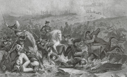 Battle of Austerlitz or Battle of the Three Emperors (2nd December 1805). Part of War of the Third