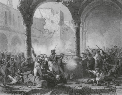 Spanish War of Independence (1808-1814). First Siege of Zaragoza (15 June to 14 August 1808).