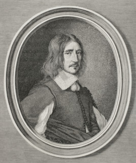 Georges de Scudery (1601-1667). French dramatist, novelist and poet. Portrait. Engraving by Huyot