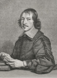 Gilles Menage (1613-1692). French grammarian and writer. Portrait. Engraving by Huyot after Robert