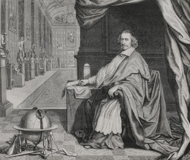 Cardinal Mazarin (Giulio Raimondo Mazzarino) (1602-1661). Italian diplomat, cardinal and politician
