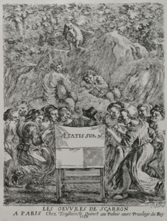 Paul Scarron (1610-1660). French satirical writer. ""Les Oeuvres de Scarron"" (The Works of