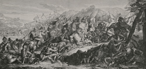 Battle of the Granicus (May 334 BC). The Macedonian King Alexander the Great defeated the Persians.