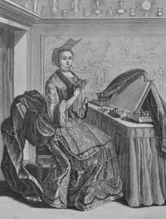 Françoise Charlotte de Saint-Nectaire (1679-1745), known as Mademoiselle de Mennetoud. French