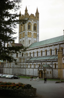 Buckfast abbey church, Buckfast, Devon, England, UK early 1960s.