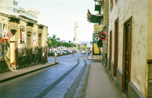 Plaza de la Candelaria, Santa Cruz de Tenerife, Tenerife, Canary Islands, Spain 1963 view to