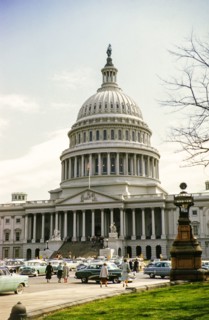 United States Capitol building, Washington DC, USA c 1953.