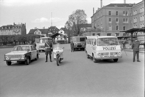 Vehicule fleet, cantonal police, Zurich 1970